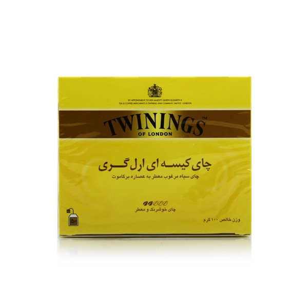 چای سیاه کیسه ای 50 تایی ارل گری تووینینگز - چای سیاه کیسه ای 50 تایی ارل گری تووینینگز
