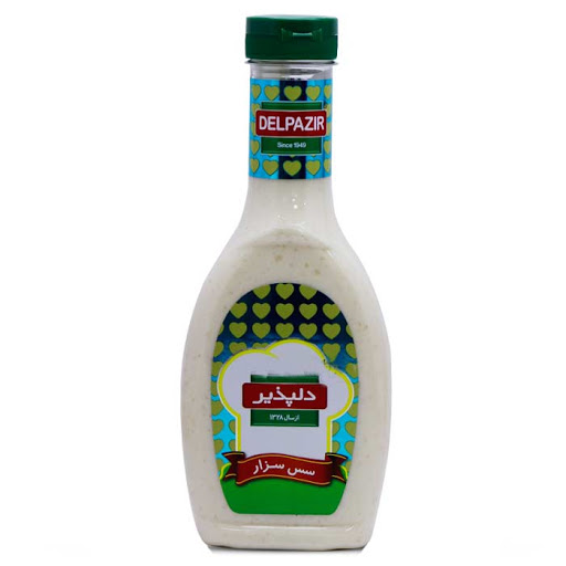 سس سالاد سزار 450 گرم دلپذیر - سس سالاد سزار 450 گرم دلپذیر
