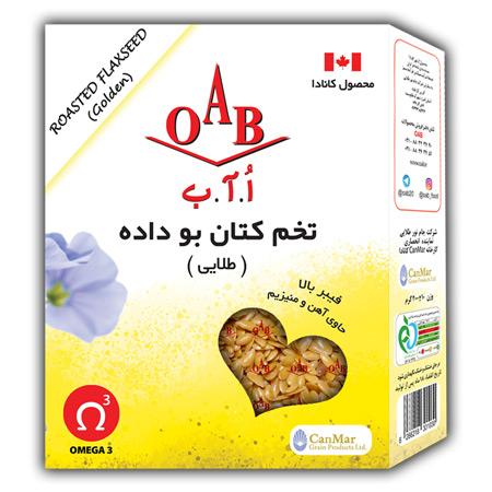 تخم کتان بو داده طلایی OAB - تخم کتان بو داده طلایی OAB