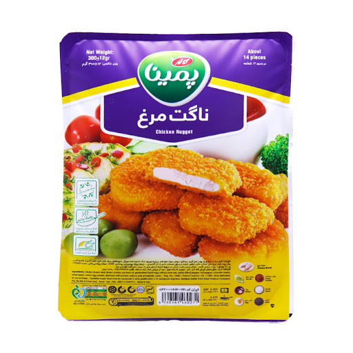 ناگت مرغ 300 گرم پمینا کاله - ناگت مرغ 300 گرم پمینا کاله