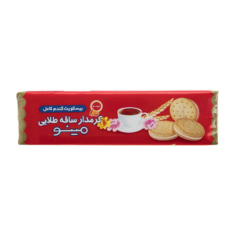 بیسکویت کرمدار ساقه طلایی مینو - بیسکویت کرمدار ساقه طلایی مینو
