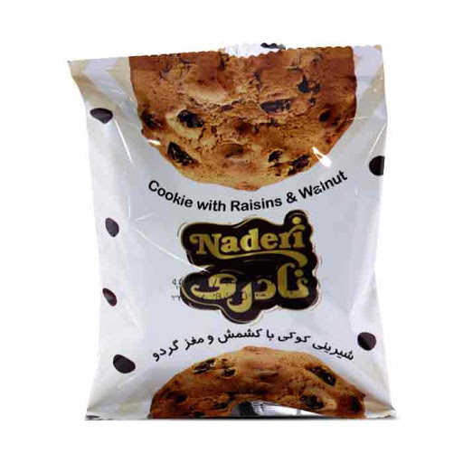 شیرینی کوکی با کشمش و مغز گردو نادری - شیرینی کوکی با کشمش و مغز گردو نادری