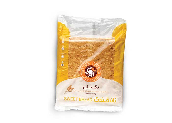 نان قندی 120g تک نان - نان قندی120 گرم تک نان