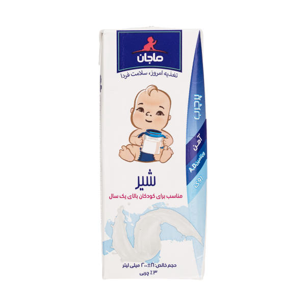 شیر پاکتی ماجان پر چرب 200MIL کاله - شیر پاکتی ماجان پر چرب 200 میل کاله