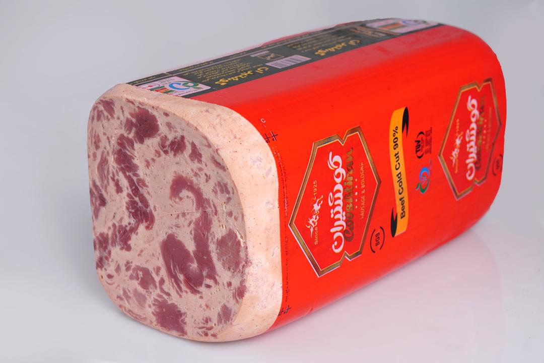  کالباس ژامبون گوشت 90% گوشتیران 250g  -  کالباس ژامبون گوشت 90% گوشتیران 250g 