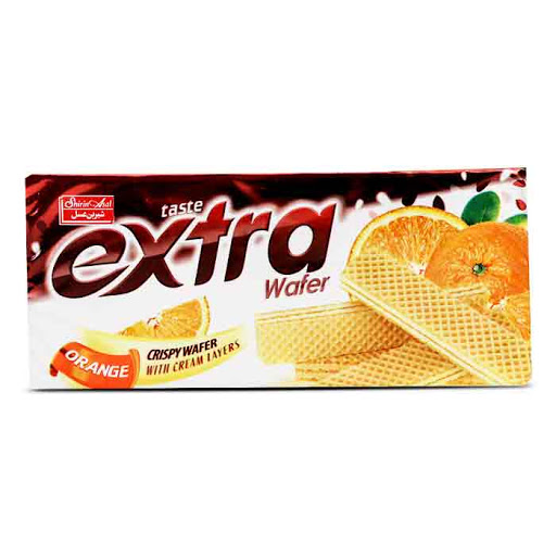 ویفر اکسترا پرتقال 100 گرم شیرین عسل - ویفر اکسترا پرتقال 100 گرم شیرین عسل