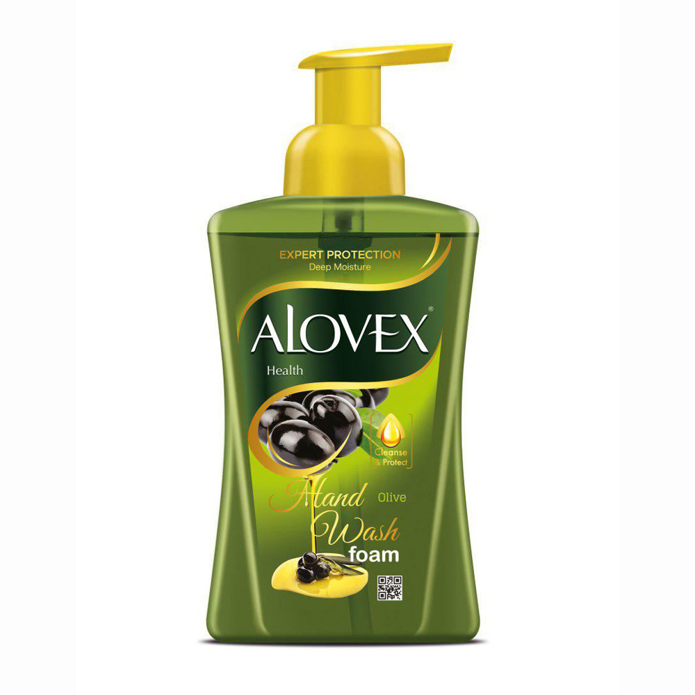 مایع دستشویی لاکچری 500 گرم آلوکس با رایحه زیتون(ALOVEX) - مایع دستشویی لاکچری 500 گرم آلوکس با رایحه زیتون