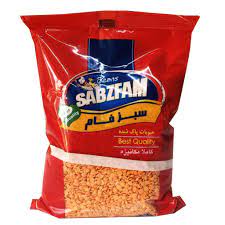 عدس قرمز 450g سبز فام - عدس قرمز 450g سبز فام