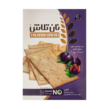 نان سوخاری حاوی میوه انجیر تلاش 400g - نان سوخاری حاوی میوه انجیر تلاش مقدار 400 گرم