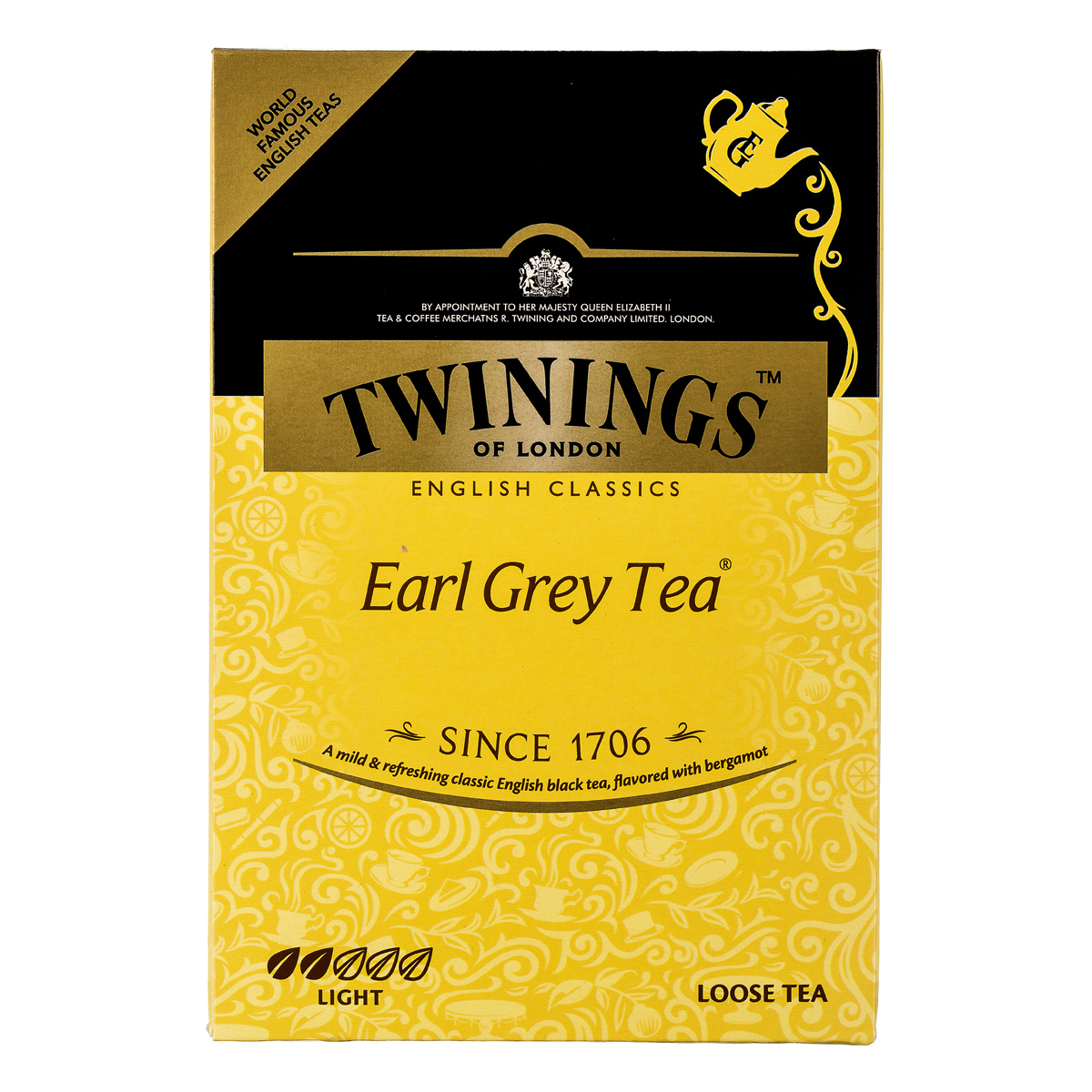 چای سیاه پاکتی ارل گری 450گرم توینینگز - چای سیاه پاکتی ارل گری 450گرم توینینگز