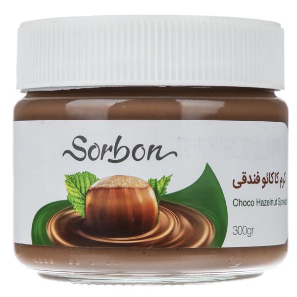 کرم کاکائو فندقی سوربن 300 گرم - کرم کاکائو فندقی سوربن مقدار 300 گرم