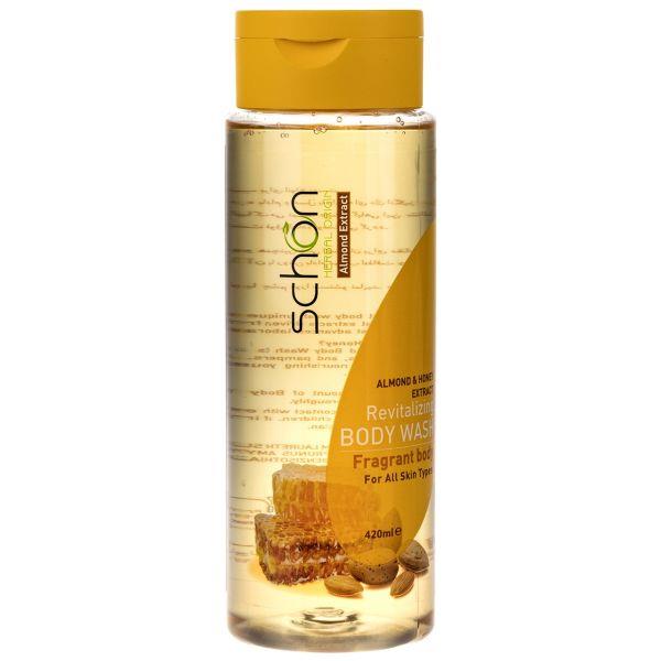 شامپو بدن بادام و عسل 420 میل شون - شامپو بدن شون مدل Almond And Honey حجم 420 میلی لیتر