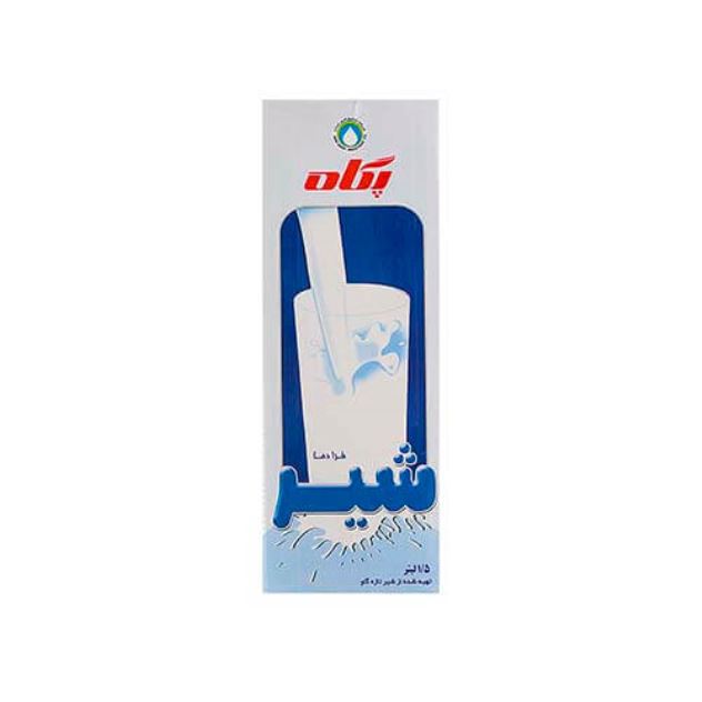 شیر نیم چرب پاکتی 1.5L پگاه - شیر نیم چرب پگاه ۱.۵ لیتری