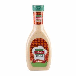 سس سالاد چیلی 450g دلپذیر - سس سالاد چیلی 450 گرمی دلپذیر