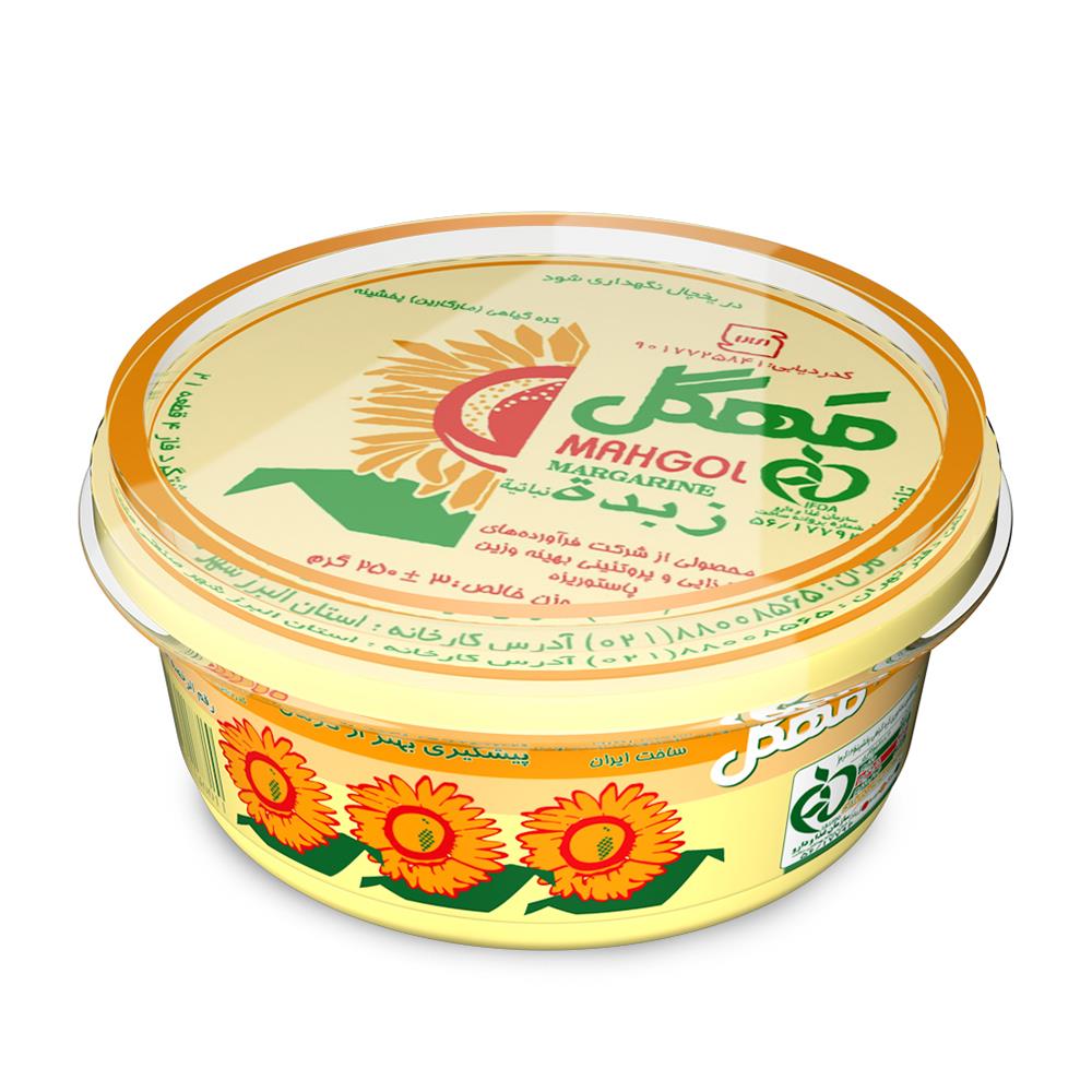 کره گیاهی کاسه ای 250 گرمی مهگل - کره گیاهی کاسه ای 250 گرمی مهگل