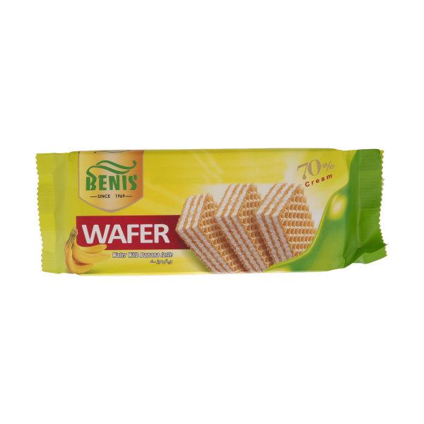ویفر موزی بنیس وزن 90g - ویفر موزی بنیس وزن 90 گرم