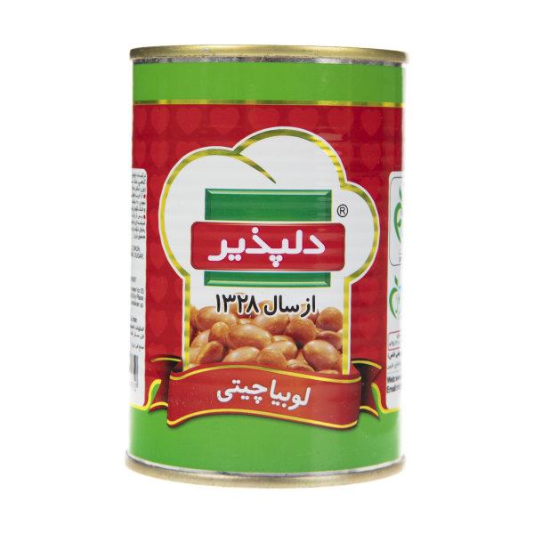 کنسرو لوبیا چیتی 420g دلپذیر - کنسرو لوبیا چیتی 420 گرم دلپذیر