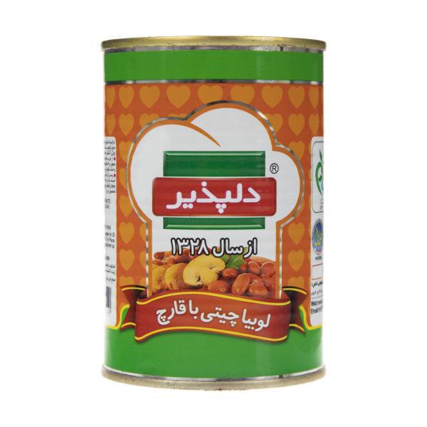 کنسرو لوبیا چیتی با قارچ 420 گرم دلپذیر - کنسرو لوبیا چیتی با قارچ 420 گرم دلپذیر