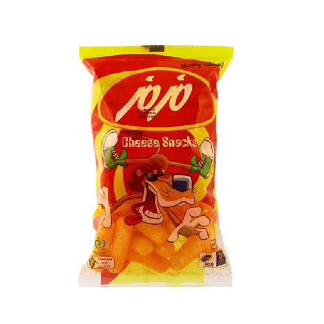 پفک پنیری کلاسیک 100 گرم مزمز - پفک پنیری کلاسیک 100 گرم مزمز