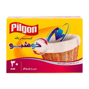 کیسه زباله پلاستیکی خوشبو 30 عددی 50*45 پیلگون - کیسه زباله پلاستیکی خوشبو 30 عددی 50*45 پیلگون