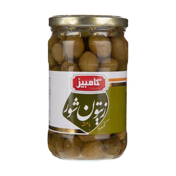 کنسرو زیتون با هسته کامبیز مقدار 700 گرم - کنسرو زیتون با هسته کامبیز مقدار 700 گرم