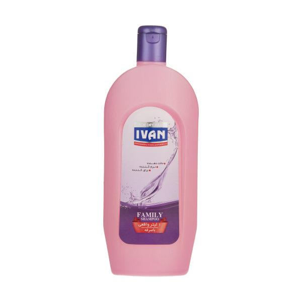 شامپو مو ایوان مدل Pink برای موهای خشک IVAN - شامپو مو ایوان مدل Pink حجم 1000 میلی لیتر