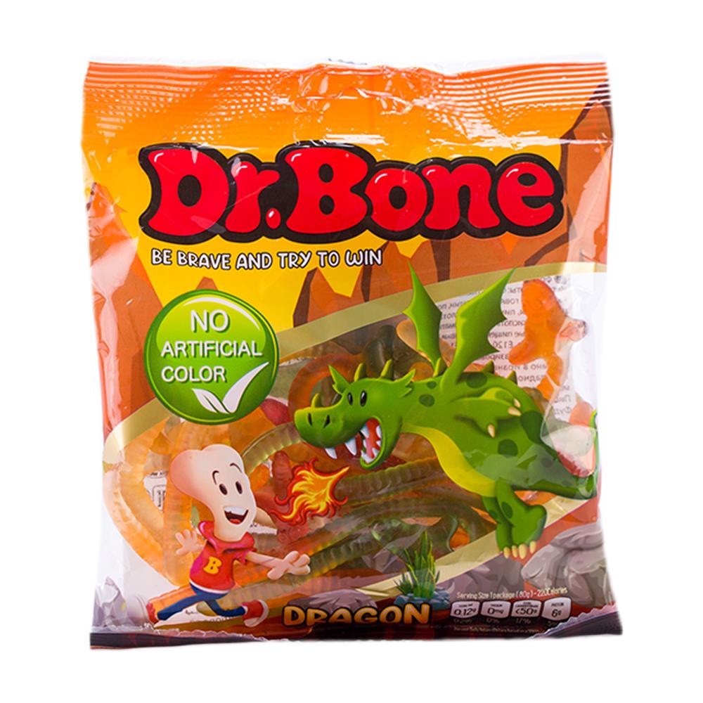 پاستیل اژدها با رنگ طبیعی دکتر بن DR.Bone - پاستیل اژدها با رنگ طبیعی دکتر بن DR.Bone