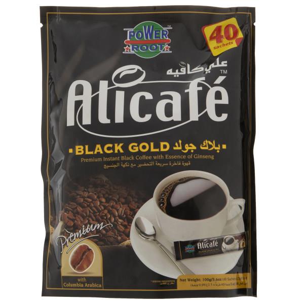 پودر قهوه علی کافه مدل Black Gold بسته 40 عددی - پودر قهوه علی کافه مدل Black Gold بسته 40 عددی
