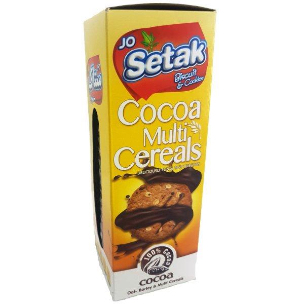 بیسکویت کاکائویی سبوس دار چند غله 350 گرم ستاک - بیسکویت کاکائویی سبوس دار چند غله 350 گرم ستاک