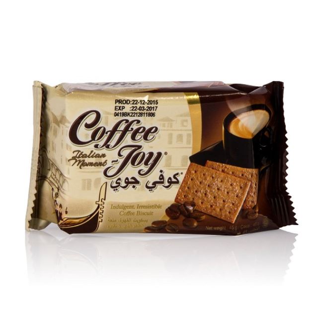 بیسکویت 45g کوفی جوی با طعم قهوه (coffee joy) - بیسکویت 45g کوفی جوی (coffee joy)