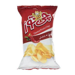 چیپس فلفلی متوسط 60g چی توز - چیپس فلفلی متوسط 60 گرمی چی توز
