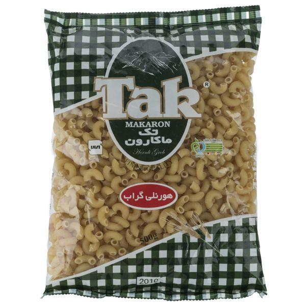 ماکارونی هورنلی گراب تک ماکارون 500g - ماکارونی هورنلی گراب تک ماکارون مقدار 500 گرمی
