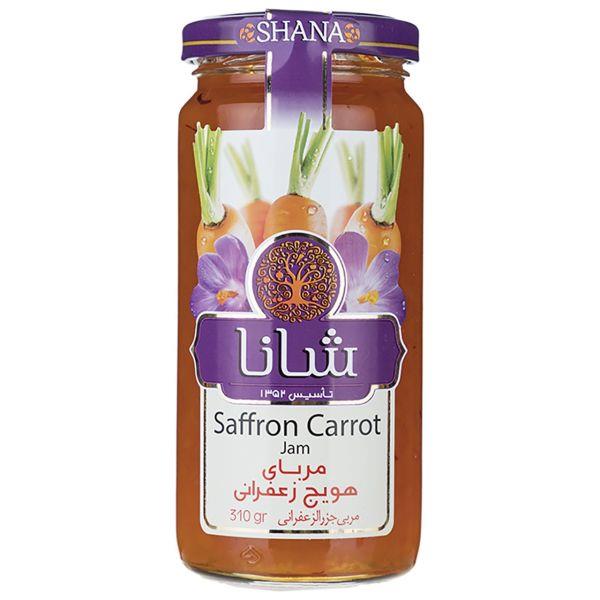 مربا هویج زعفرانی شانا - 310 گرم - مربا هویج زعفرانی شانا - 310 گرم