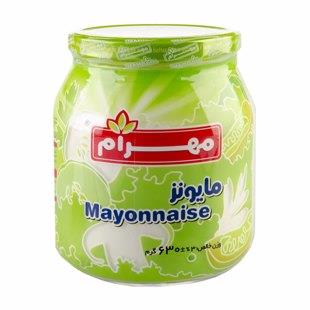 سس مایونز شیشه 630 گرمی مهرام - سس مایونز شیشه 630 گرمی مهرام