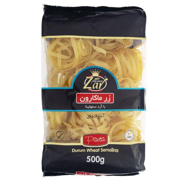ماکارونی آشیانه ای 500 گرمی زر ماکارون - ماکارونی آشیانه ای 500 گرمی زر ماکارون