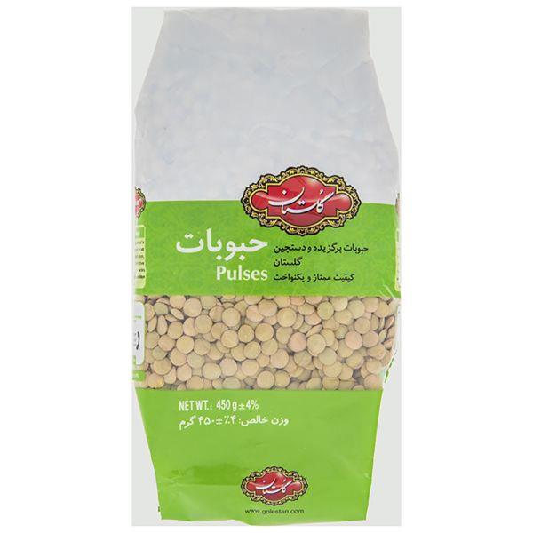 عدس سبز گلستان مقدار 450 گرم - عدس سبز گلستان مقدار 450 گرم