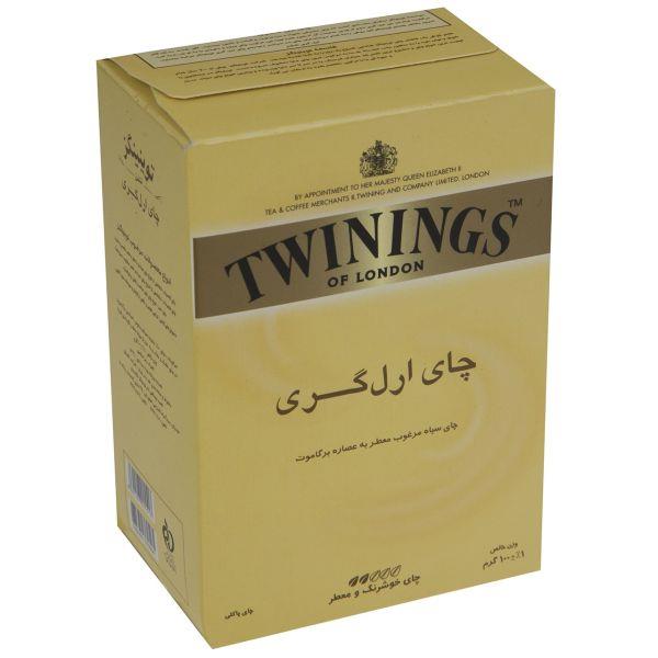چای سیاه توینینگز ارل گری مقدار 100 گرم - چای سیاه توینینگز ارل گری مقدار 100 گرم