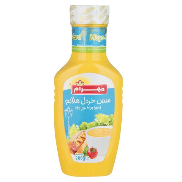 سس خردل ملایم مهرام مقدار 300 گرم - سس خردل ملایم مهرام مقدار 300 گرم