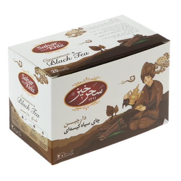 چای سیاه کیسهای دارچین سحرخیز بسته 20 عددی - چای سیاه کیسهای دارچین سحرخیز بسته 20 عددی