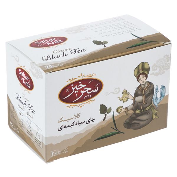 چای سیاه کیسهای کلاسیک سحرخیز بسته 20 عددی - چای سیاه کیسهای کلاسیک سحرخیز بسته 20 عددی
