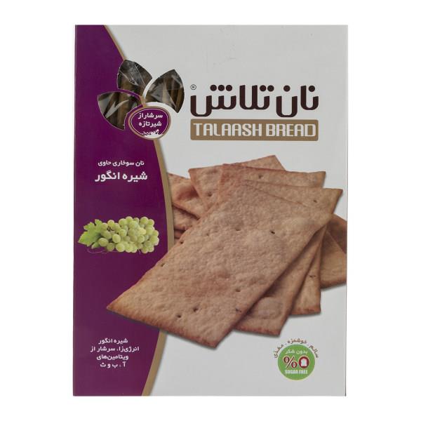 نان سوخاری حاوی شیره انگور تلاش 400g - نان سوخاری حاوی شیره انگور تلاش مقدار 400 گرم