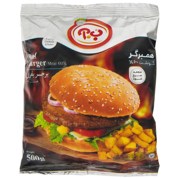 همبرگر 60 درصد گوشت ب.آ - همبرگر 60 درصد گوشت ب.آ