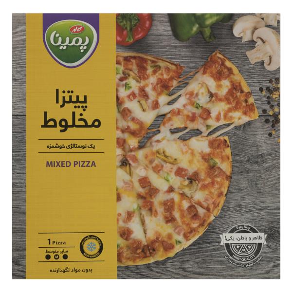 پیتزا مخلوط 450 گرم پمینا - پیتزا مخلوط 450 گرم پمینا