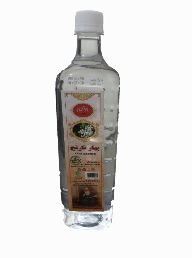 عرق بهار نارنج ممتاز 1 لیتر بابا کریم - عرق بهار نارنج _ 1لیتر بابا کریم (قوام)