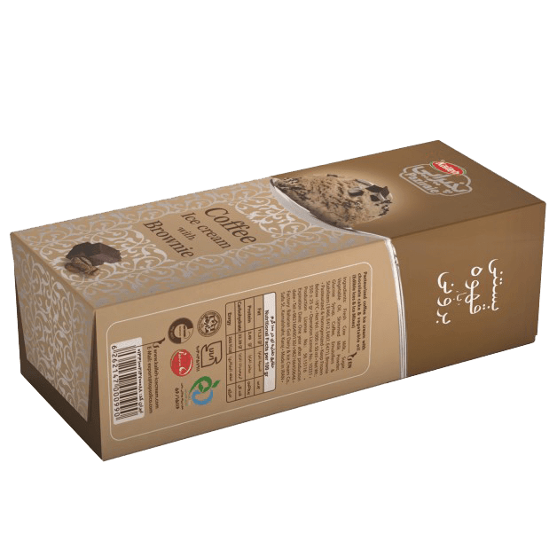بستنی قهوه کیک براونی 550 گرم کاله - بستنی قهوه کیک براونی 550 گرم کاله