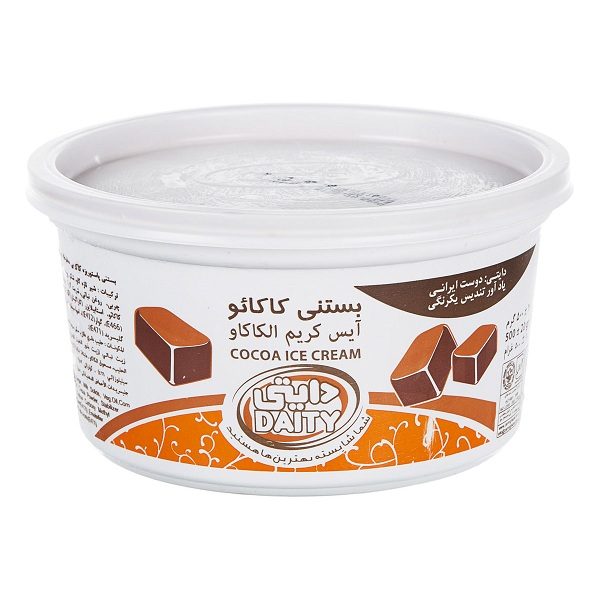 بستنی 500g کاکائویی دایتی - بستنی 500g کاکائویی دایتی