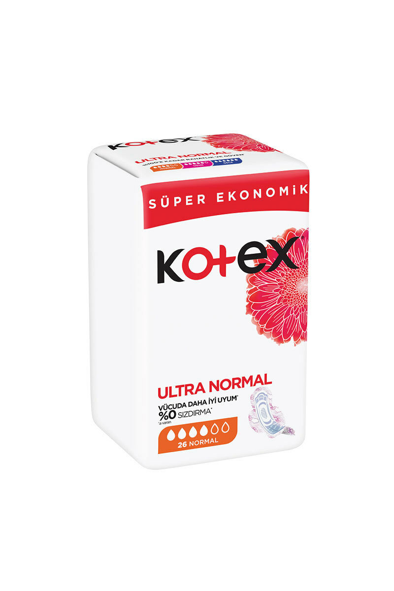 نوار بهداشتی نرمال مدل ULTRA تعداد 26 kotex - نوار بهداشتی نرمال مدل ULTRA تعداد 26 kotex