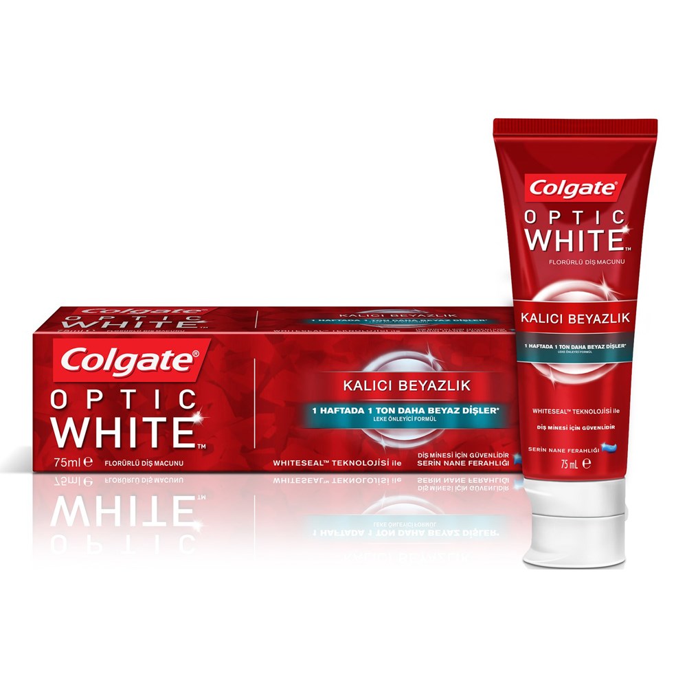 خمیر دندان75MIL کلگیت(COLGATE) مدل Optic White - خمیر دندان75MIL کلگیت مدل Optic White