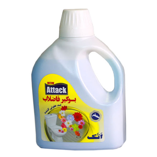مایع بوگیر فاضلاب و ضد عفونی کننده اتک (Attack) - مایع بوگیر فاضلاب و ضد عفونی کننده اتک (Attack)