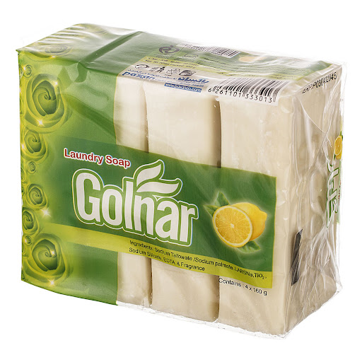 صابون رختشویی 4 عددی گلنار golnar - صابون رختشویی 4 عددی گلنار golnar